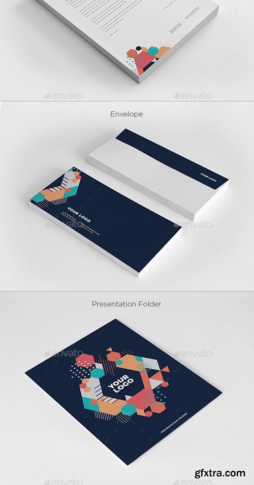 GraphicRiver - Colorful Modern Cool Stationery 19319943