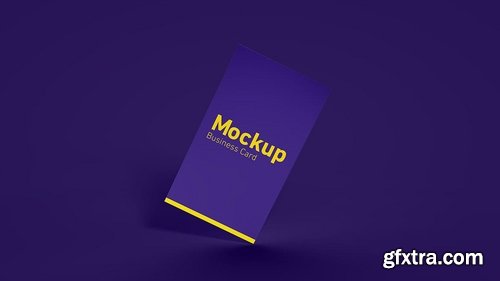 CM - Five Floating Business Card Mockups 1196448