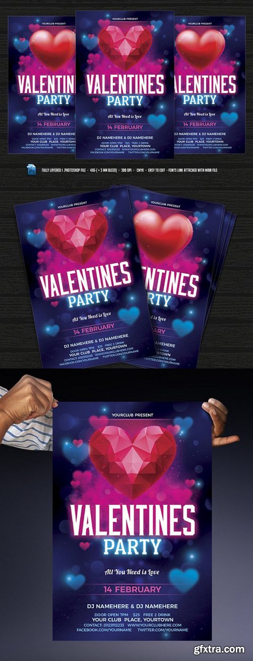 CM - Valentines Day Flyer 1140812