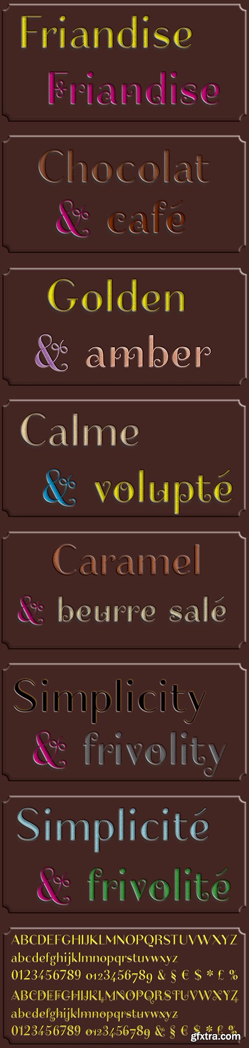 Friandise for Chocolate Enthusiasts Fonts 2xTTF