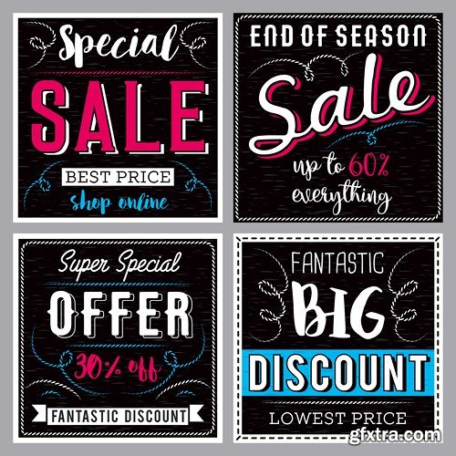 Winter Christmas Sale Banner - 14 Vector