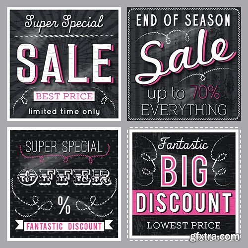 Winter Christmas Sale Banner - 14 Vector