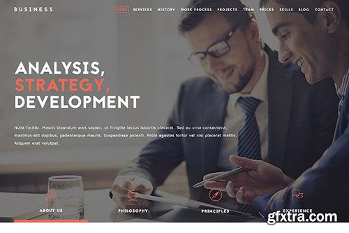 Business Responsive Website Template - CM 1107423