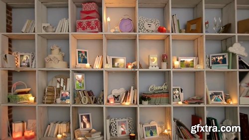 Videohive Bookshelf Slideshow - Photo Gallery 14707243