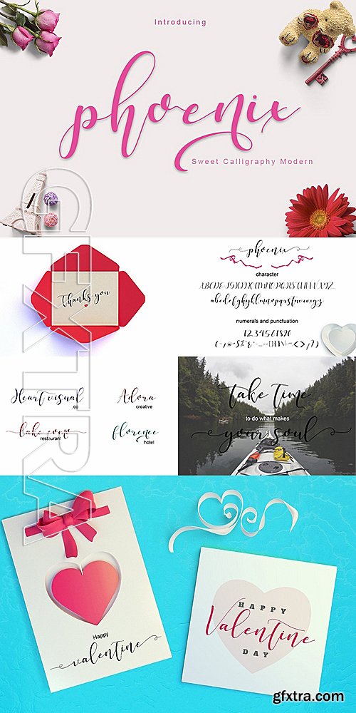 CM - Phoenix sweet calligraphy modern 1171285