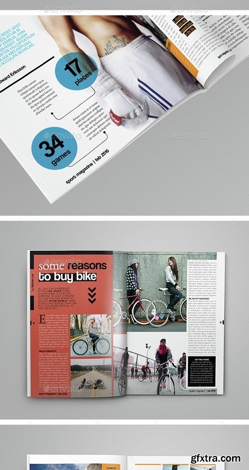 GraphicRiver - Sport Magazine 14754930