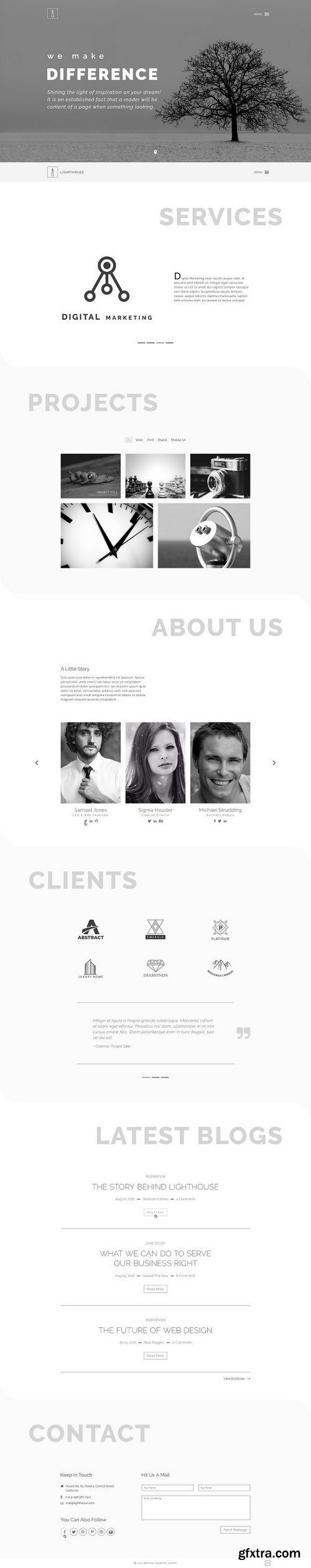 CM - Lighthouse - Corporate PSD Template 960840