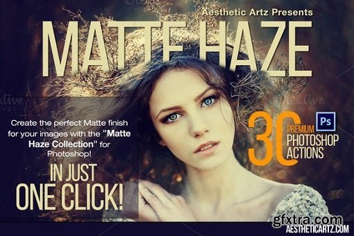 Matte Haze Photoshop Actions - Pro Retouching Workflow