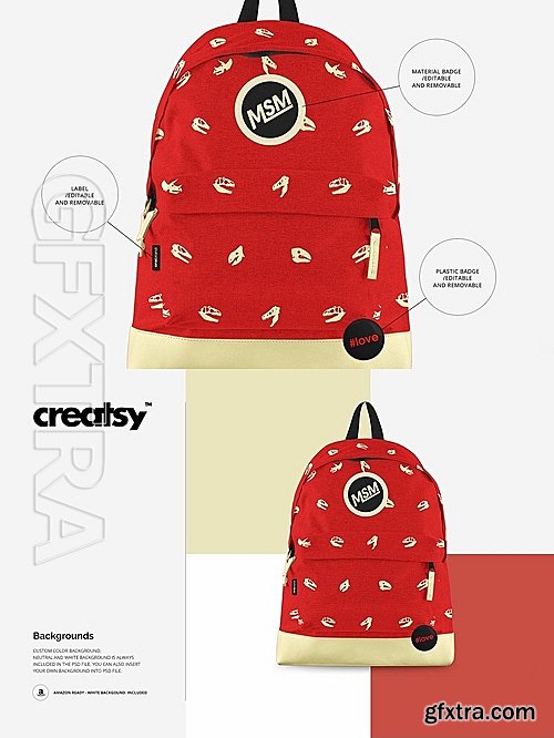 CM - Backpack Mockup Set 1171883