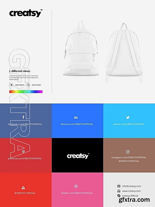 CM - Backpack Mockup Set 1171883