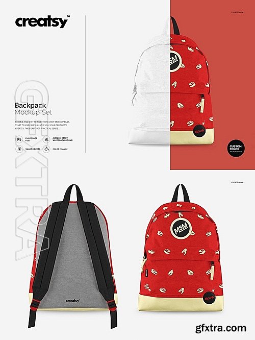 CM - Backpack Mockup Set 1171883