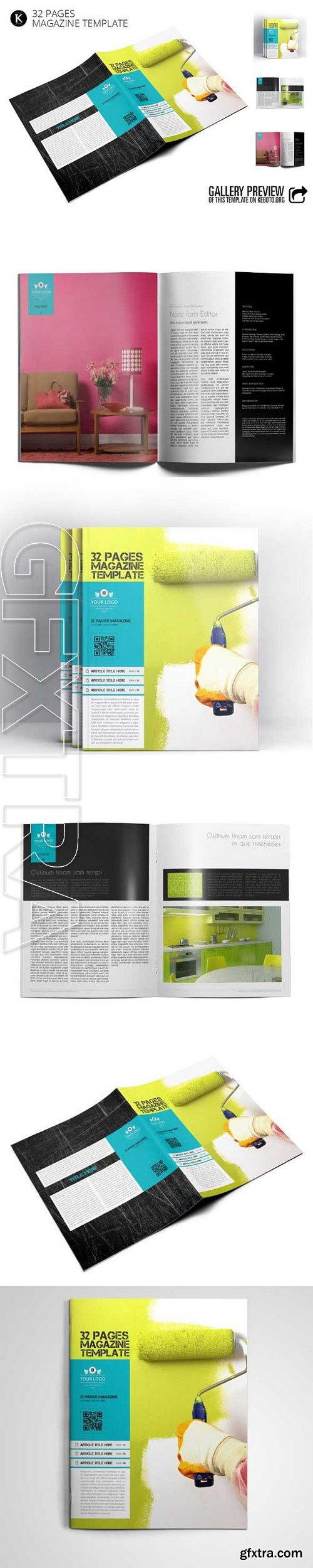 CM - 32 Pages Magazine Template 1039172