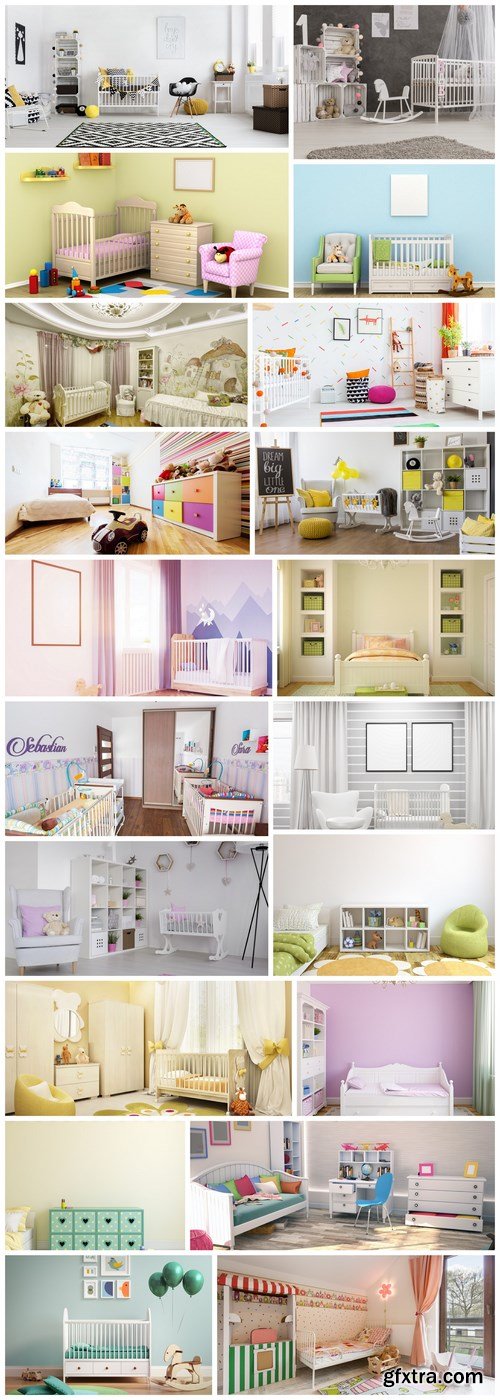 Baby Room Interior - 20 HQ Images