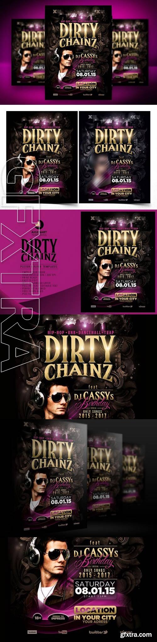 CM - Dirty Chains Party Poster 1071589