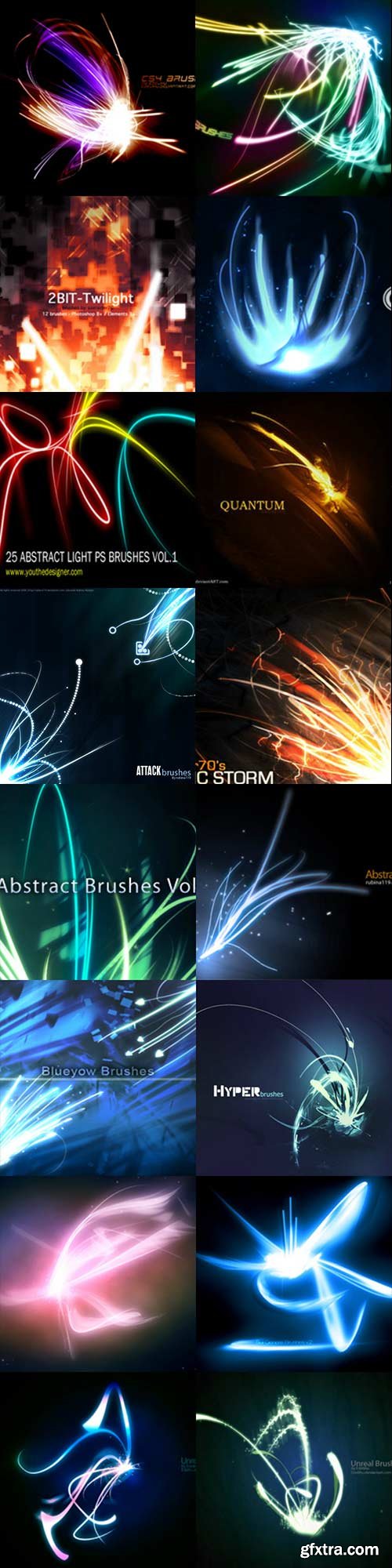 Abstract lines brushes - 2