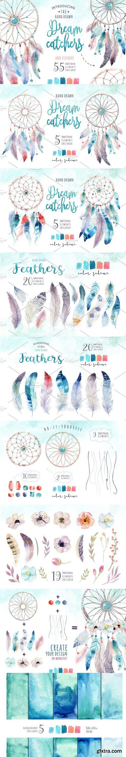 CM - Watercolor dreamcatcher III 946576