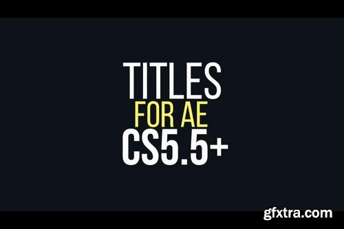 Big Typography Package After Effects Templates