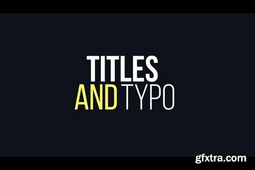 Big Typography Package After Effects Templates