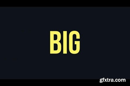 Big Typography Package After Effects Templates