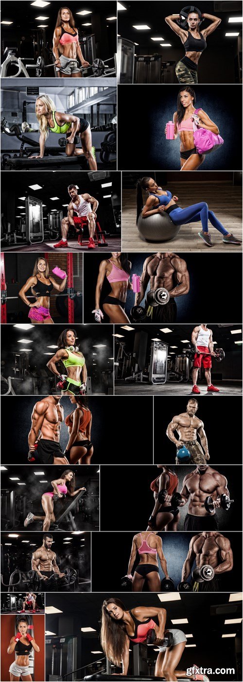 Man And Woman Bodybuilder - 20 HQ Images