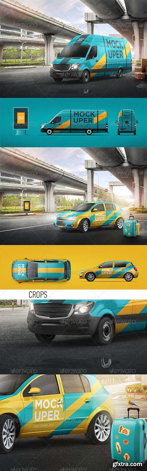 GR - Van & Car Mock-Ups (2 PSD) 7636854