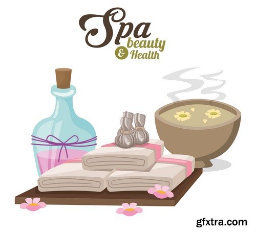 Spa illustration - 5 EPS