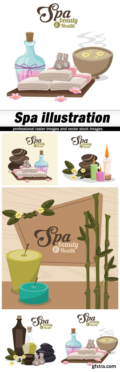 Spa illustration - 5 EPS