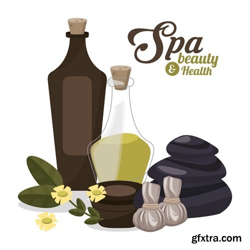 Spa illustration - 5 EPS