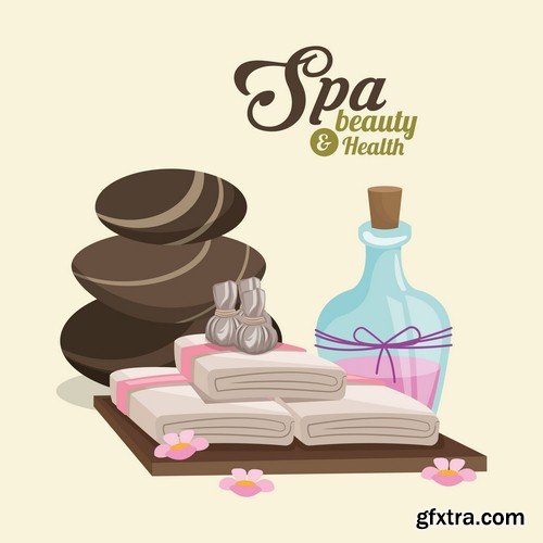 Spa illustration - 5 EPS