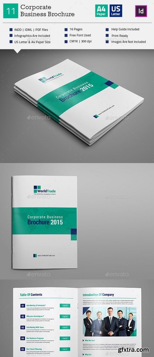 GraphicRiver - Corporate Business Brochure Indesign V11 11268479