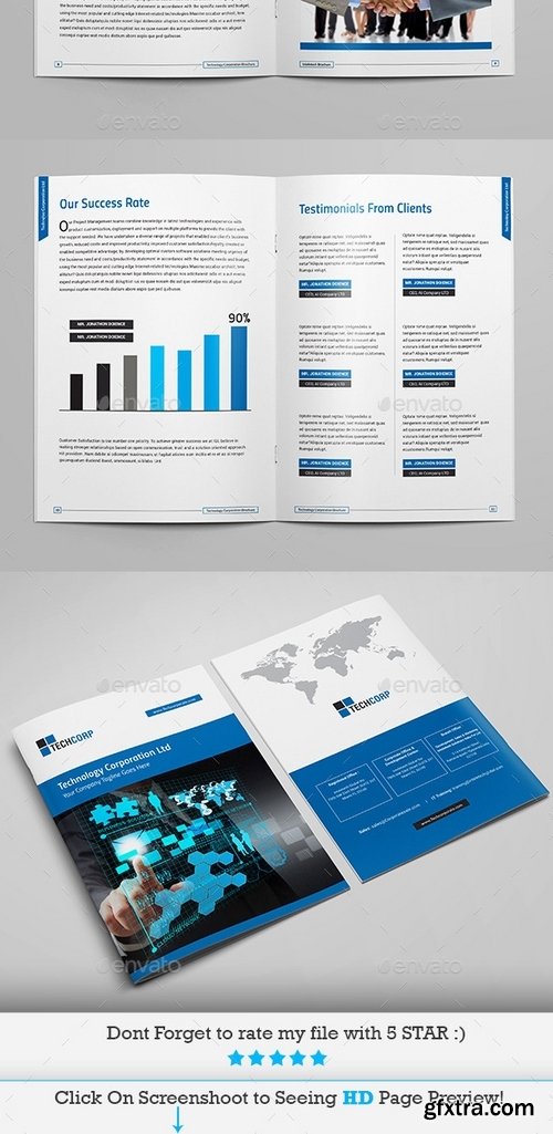 GraphicRiver - Technology Brochure Template V9 10980664