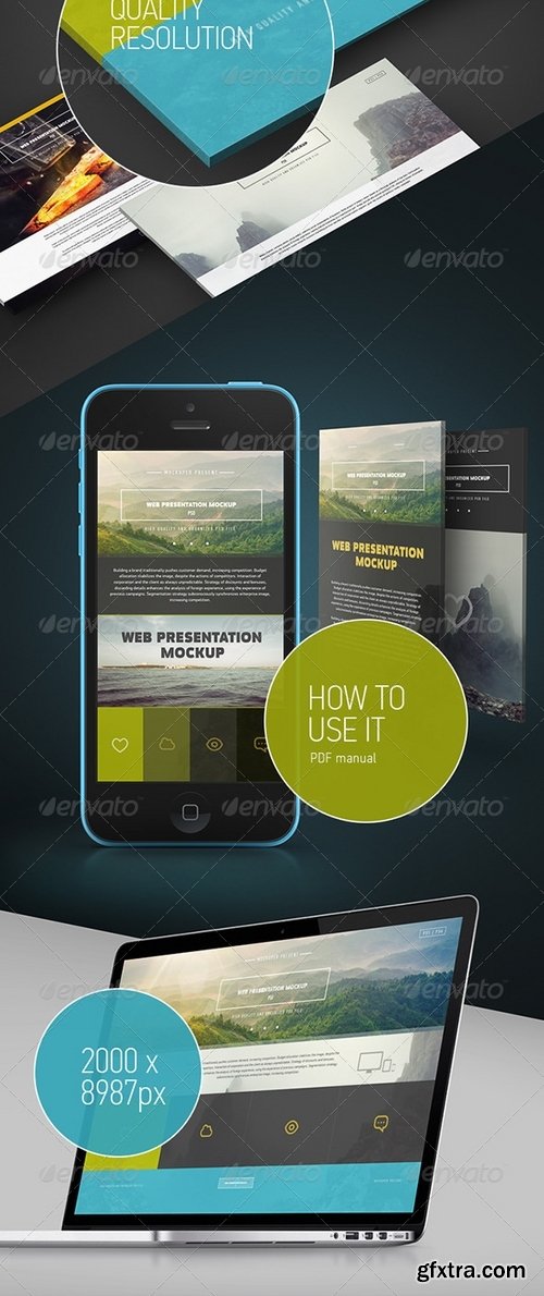 GraphicRiver - Web Presentation Mock-Up (PSD) 7700900