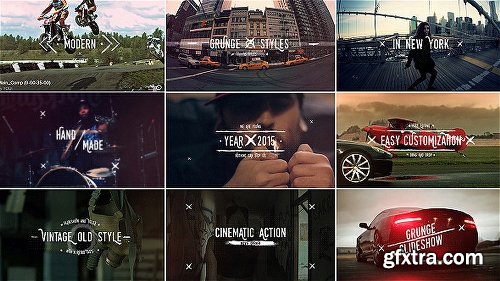 Videohive Grunge Vintage Slideshow Titles 12188479