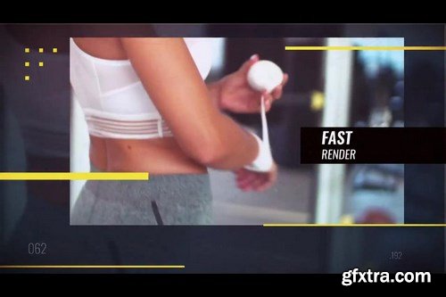 Sport Glitch Promo After Effects Templates