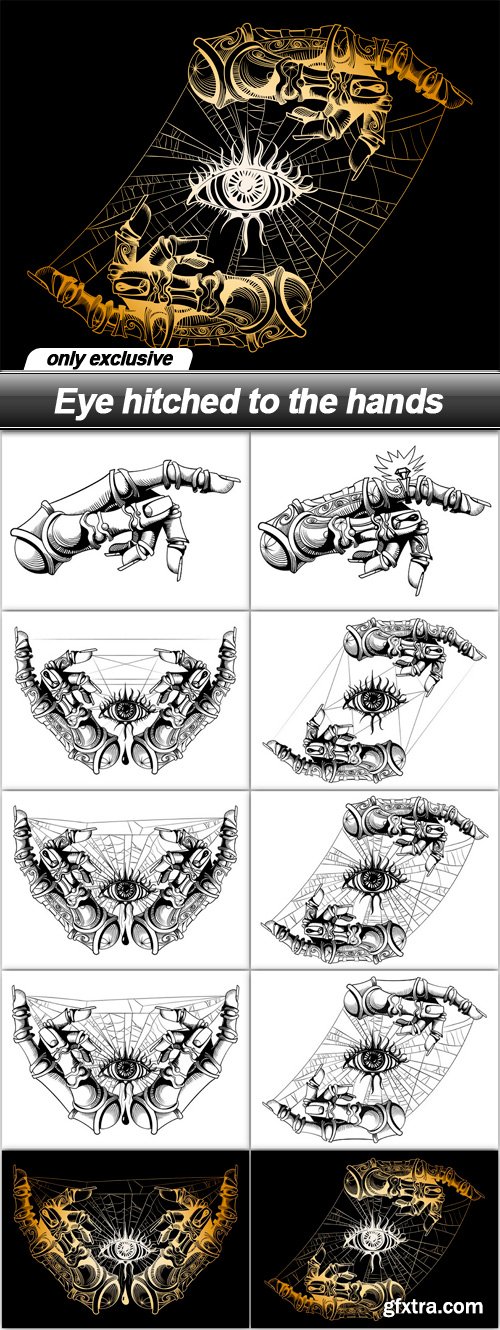 Eye hitched to the hands - 10 EPS