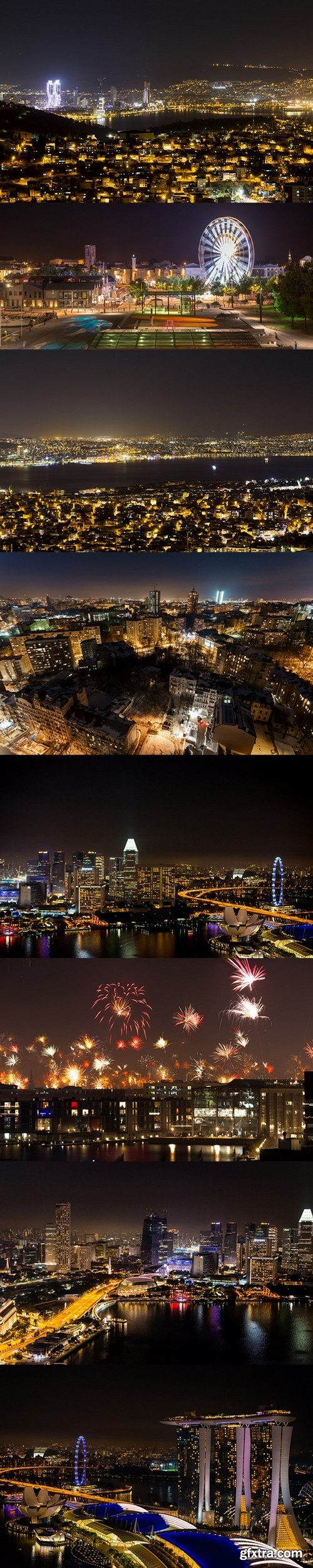 Urban Cityscapes and Skylines City night