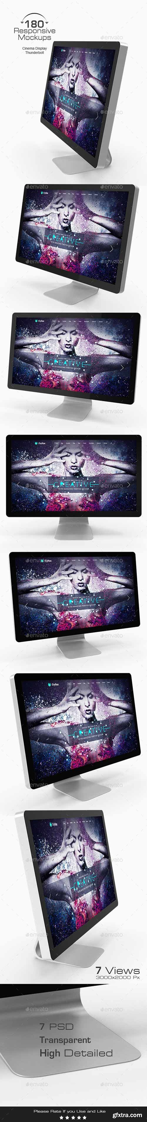 GraphicRiver - 180 Responsive 3D Mockup - Thunderbolt Cinema Display 18947309