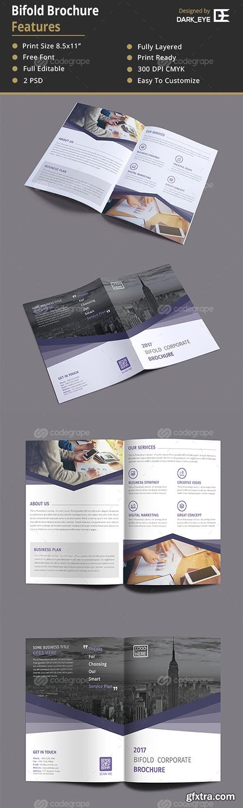 Corporate Bifold Brochure 11701