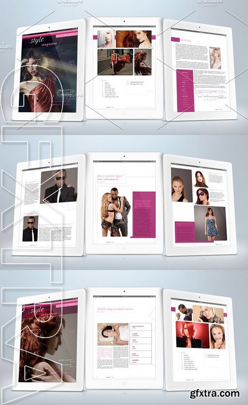 CM - iPad Fashion Magazine Template 649391