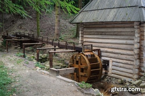 Collection of water mill windmill vane 25 HQ Jpeg