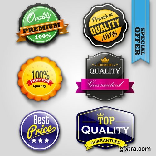 Collection of label discount sale sticker logo frame border card 8-25 EPS