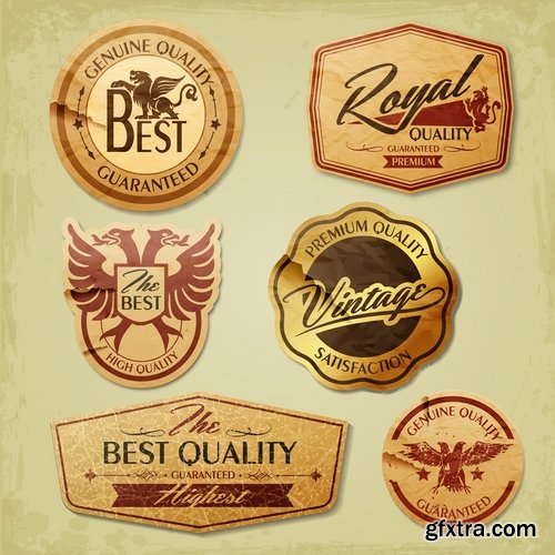 Collection of label discount sale sticker logo frame border card 8-25 EPS