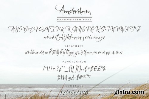 CreativeMarket Amsterdam Handwritten Font 1154115