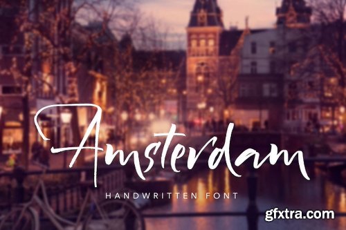 CreativeMarket Amsterdam Handwritten Font 1154115