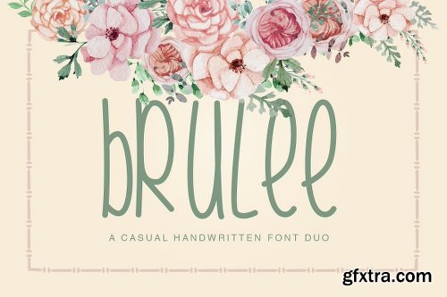 CreativeMarket Brulee Font Duo 1153185