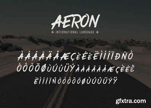 CreativeMarket Aeron Typeface 1140043