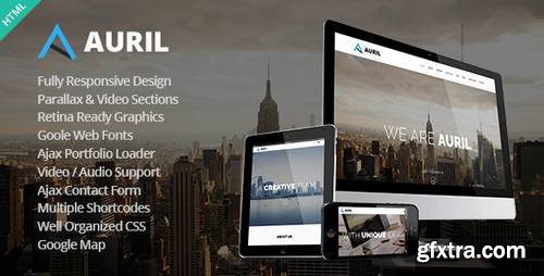 Auril Creative One Page Theme 11230