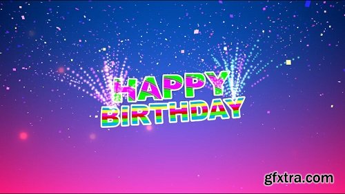 Happy Birthday Motion Background HD