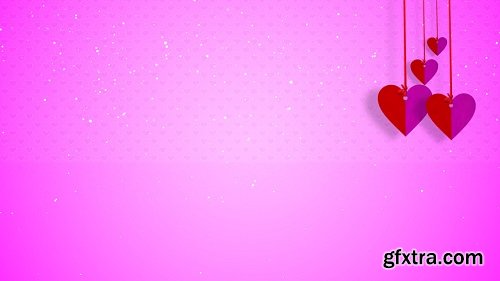 Motion Background Hearts