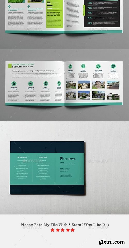 GraphicRiver - Real Estate Broker's Brochure Indesign Layout V21 15329660